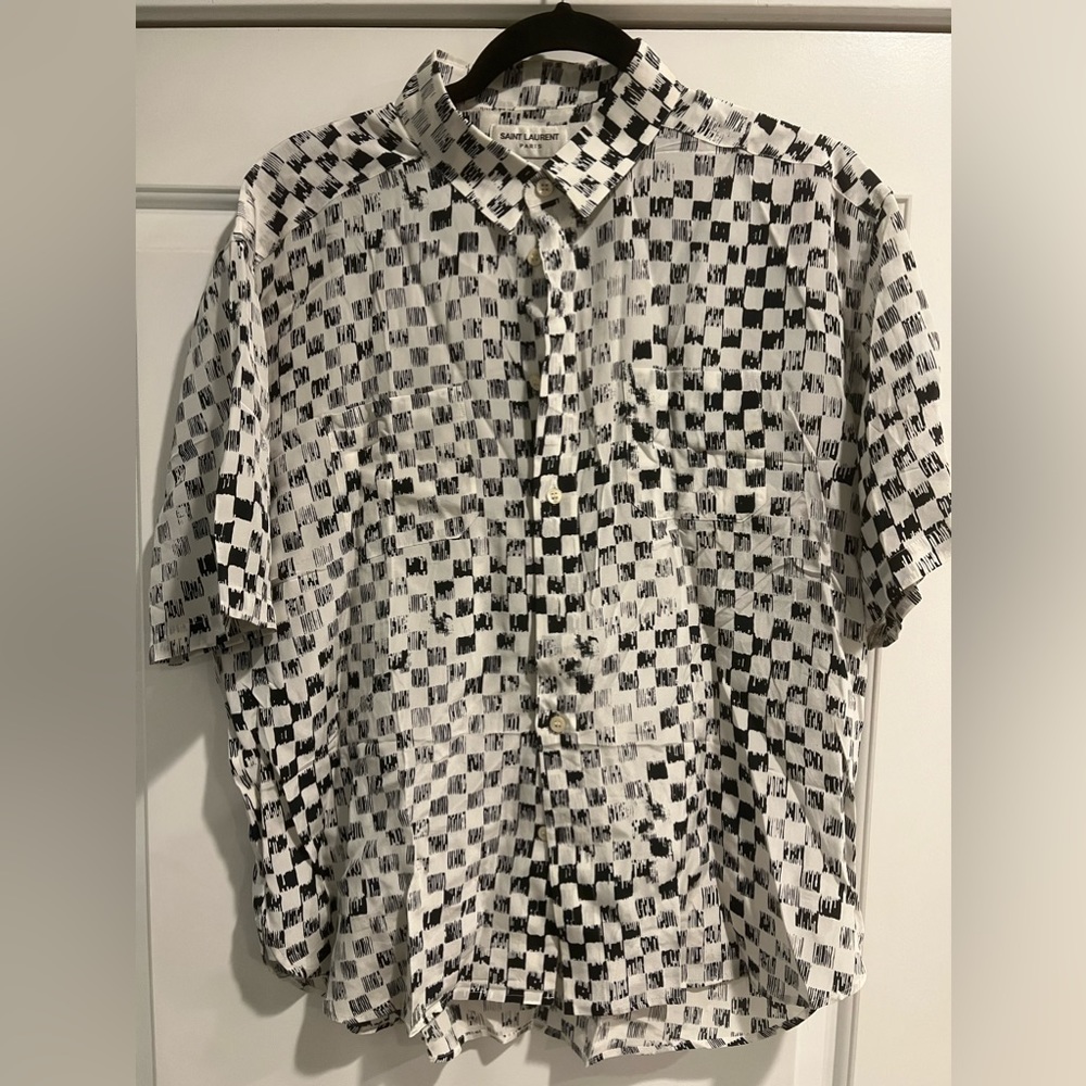 Saint Laurent Short-sleeve button up.
